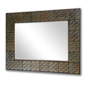Mirror with copper frame in your house