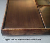 Copper Mirror Frame - Lizards Design