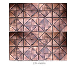Metal Tiles for Decorative Backsplash - set of 4