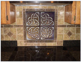 Celtic Metal Tiles Copper or Brass - set of 4