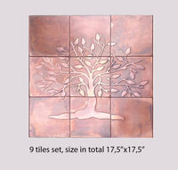 Tree of Life Wall Art - set of 9 tiles