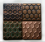 Honey Comb Design Tiles - Set of 4 Tiles