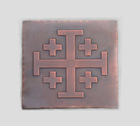 Jerusalem Cross Symbol Tile