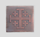Jerusalem Cross Symbol Tile