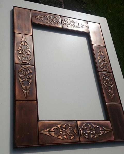 Decorative Copper Mirror & Photo Frames Set – BitsxBobs