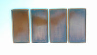 Kitchen Plain Copper Tiles - set of 4